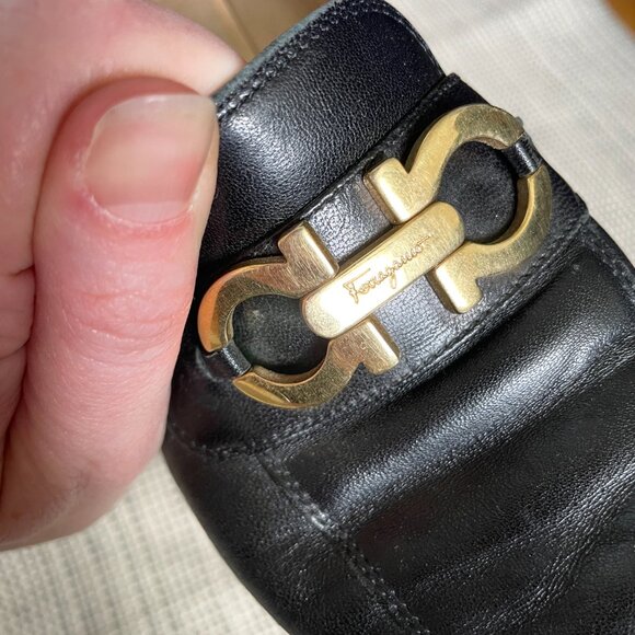 Vintage Ferragamo Horsebit Loafers 7.5A - Picture 2 of 7